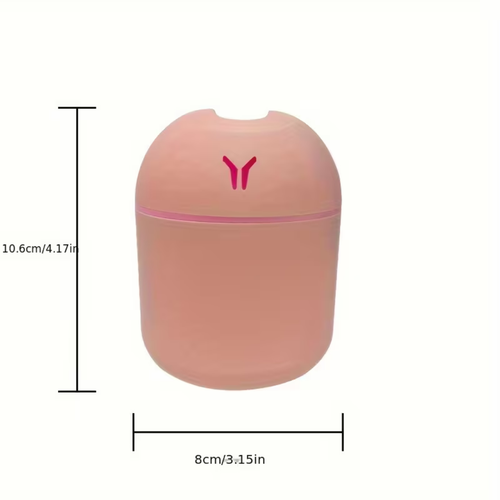 Aromatherapy diffuser and humidifier with cool mist and night light.